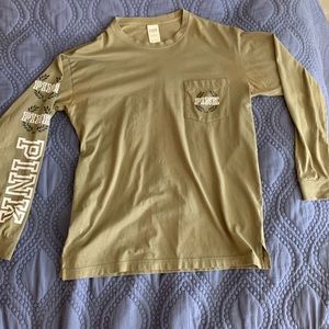 Army green PINK long sleeve
